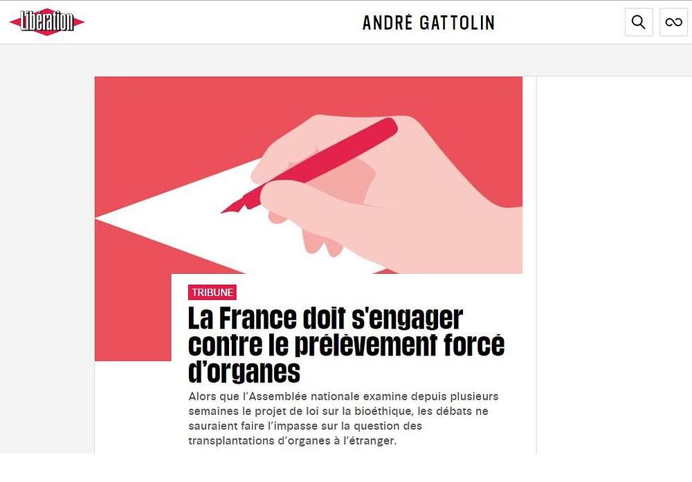 Članak objavljen u novinama Libération 