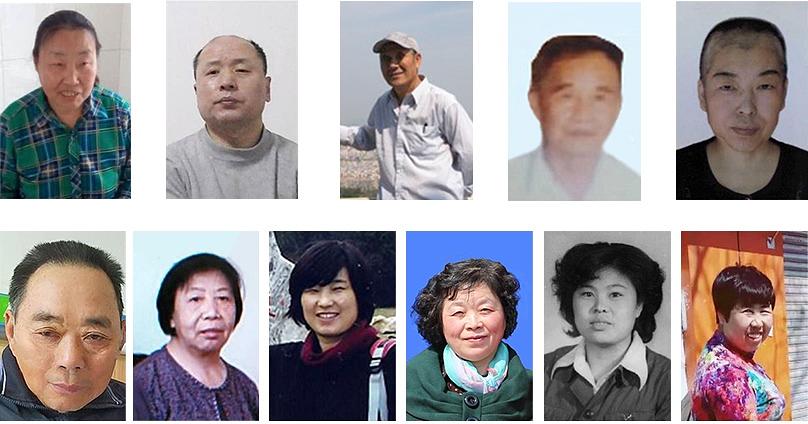Praktikanti koji su izgubili život u prvoj polovini 2020. godine
Gornji red: Xiao Yongfen, Hu Lin, Yu Yongman, Li Rongfeng, Li Guojun
Donji red: Liu Fating, Fu Shuqin, Zhou Xiuzhen, Zhou Shujie, Lin Guizhi, Gao Yan
