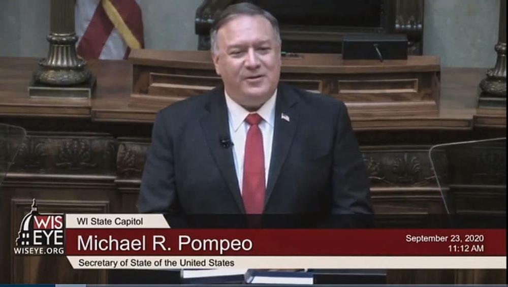 Državni sekretar Mike Pompeo osuđue mešanje KPK u zakonodavnstvo Kalifornije