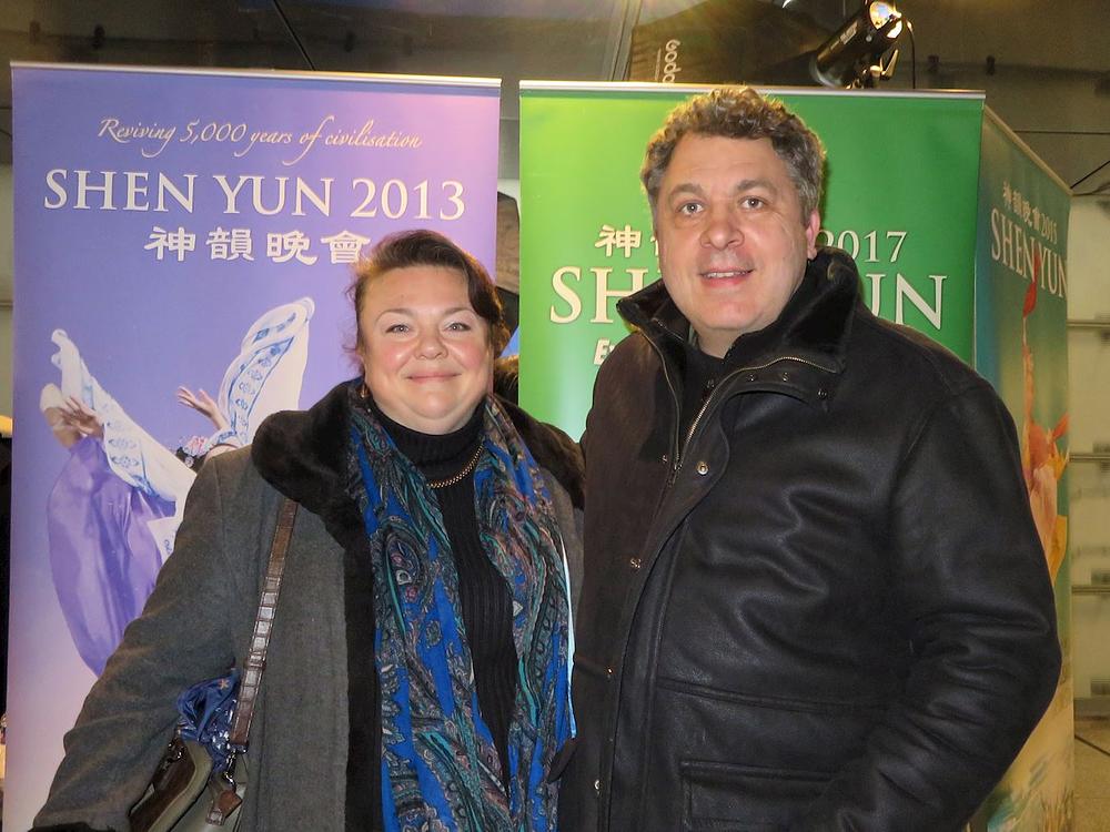 Eric i Natalia Girondin na nastupu Shen Yun u Toursu 25. februara