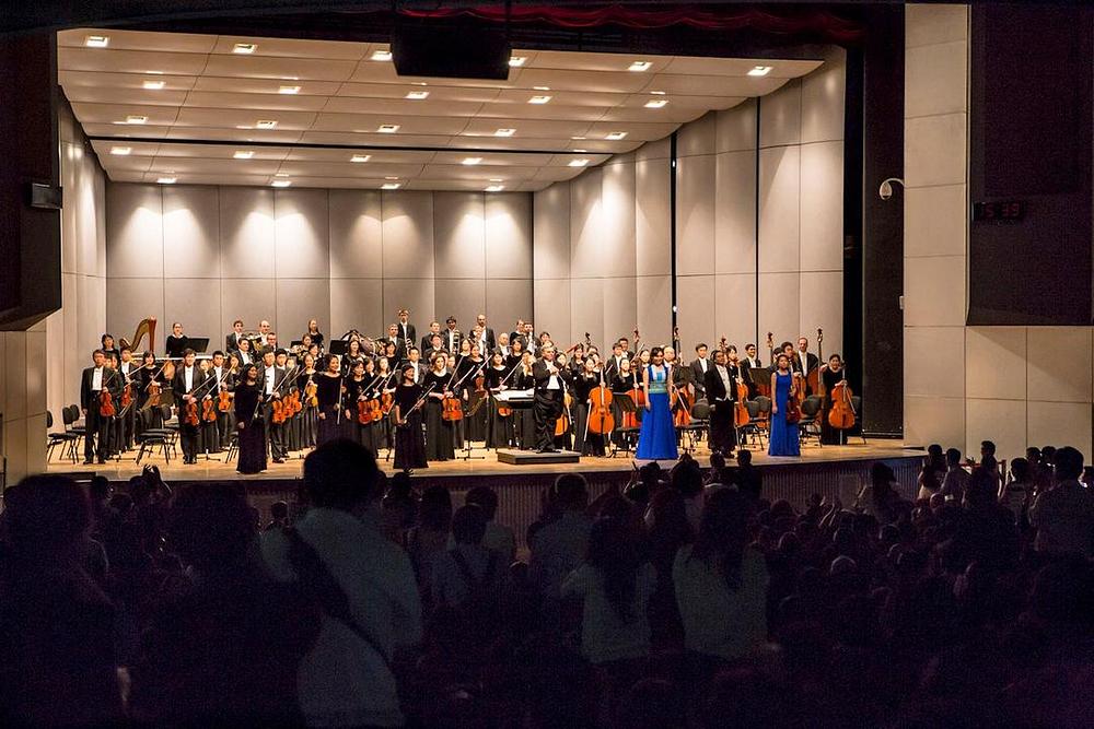Stojeće ovacije na koncertu Shen Yun Simfonijskog orkestra 27. septembra u Yunlinu na Tajvanu.