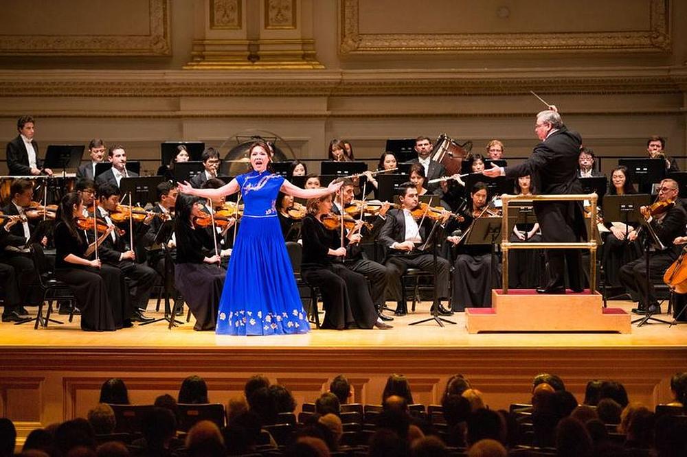 Sopranistica Geng Haolann u dvorani Carnegie Hall 