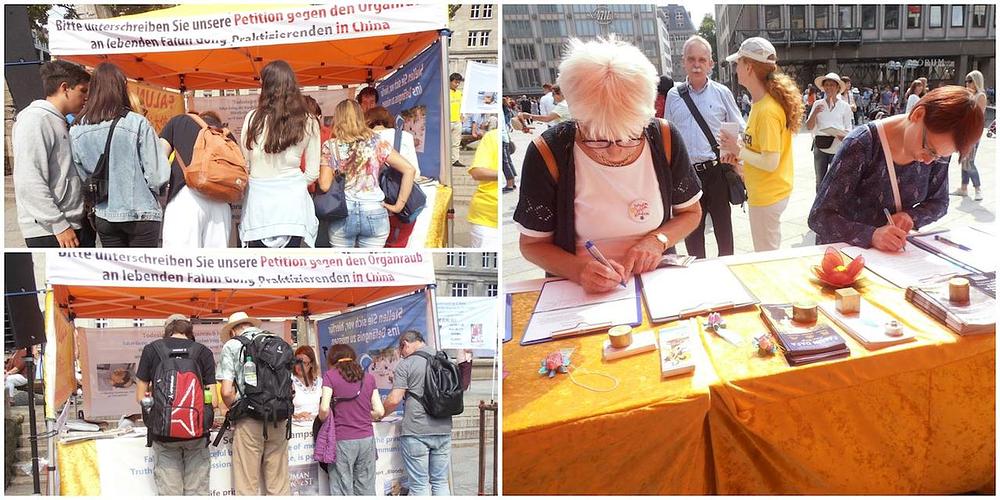 Potpisivanje peticije podrške 