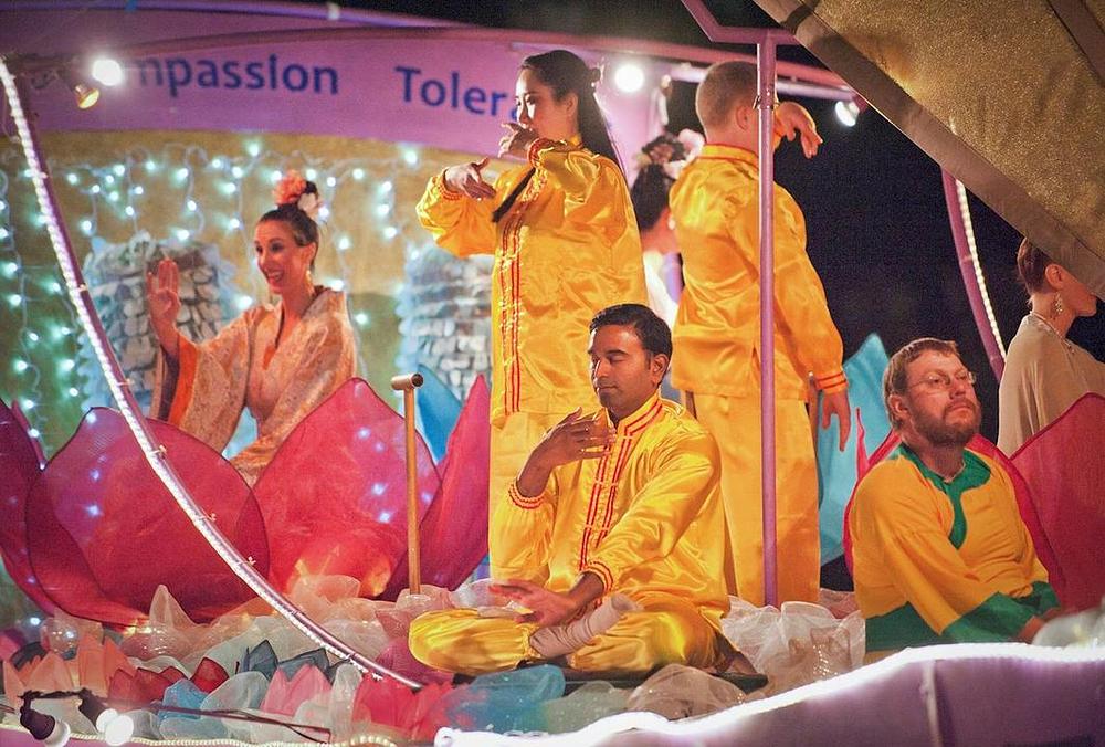 Demonstracija vježbi na splavu