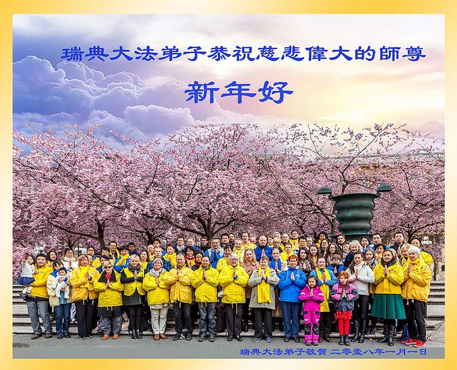 Praktikanti iz Švedske žele Učitelju Sretnu Novu Godinu.