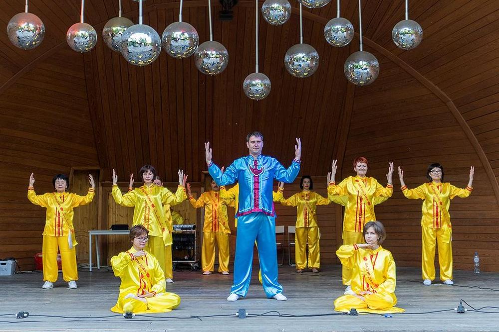 Demonstracija vježbi na sceni 