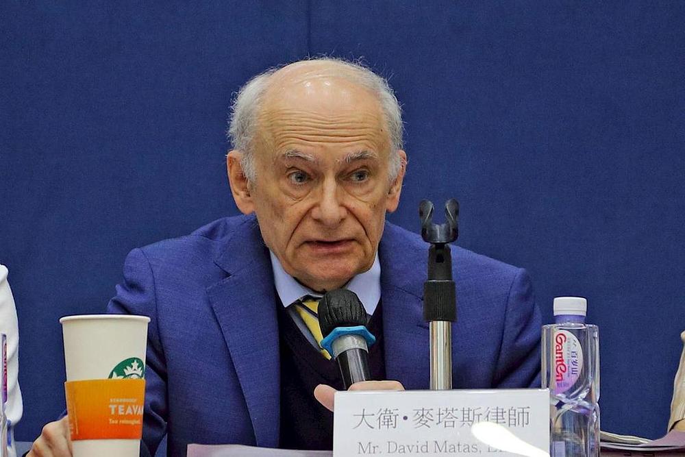 Kanadski advokat za ljudska prava David Matas 