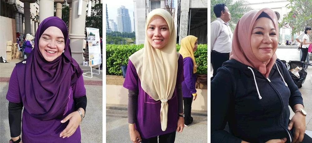 Ajira, Nurul i Ayu su prisutnima govorile kako se njihovo zdravlje poboljšalo nakon što su počele da prakticiraju Falun Gong.