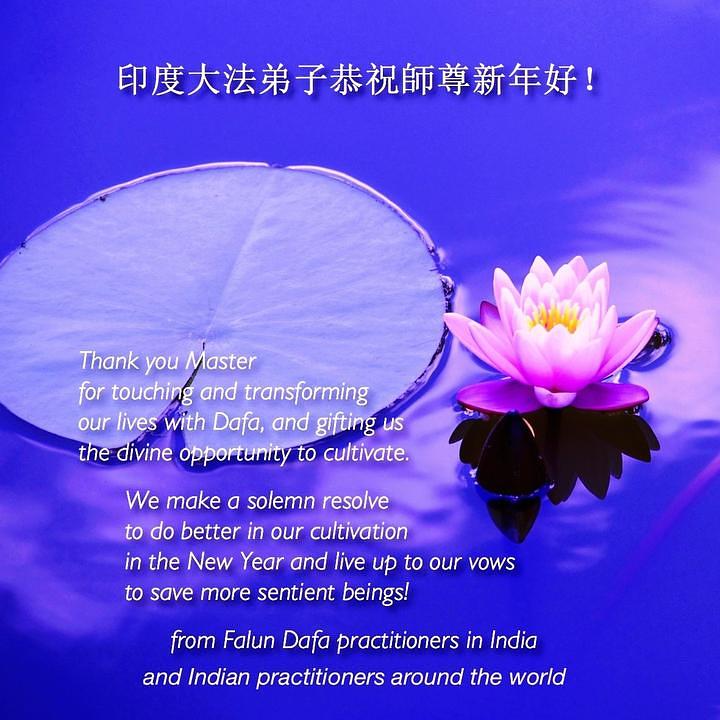 Praznične čestitke praktikanata iz Indije