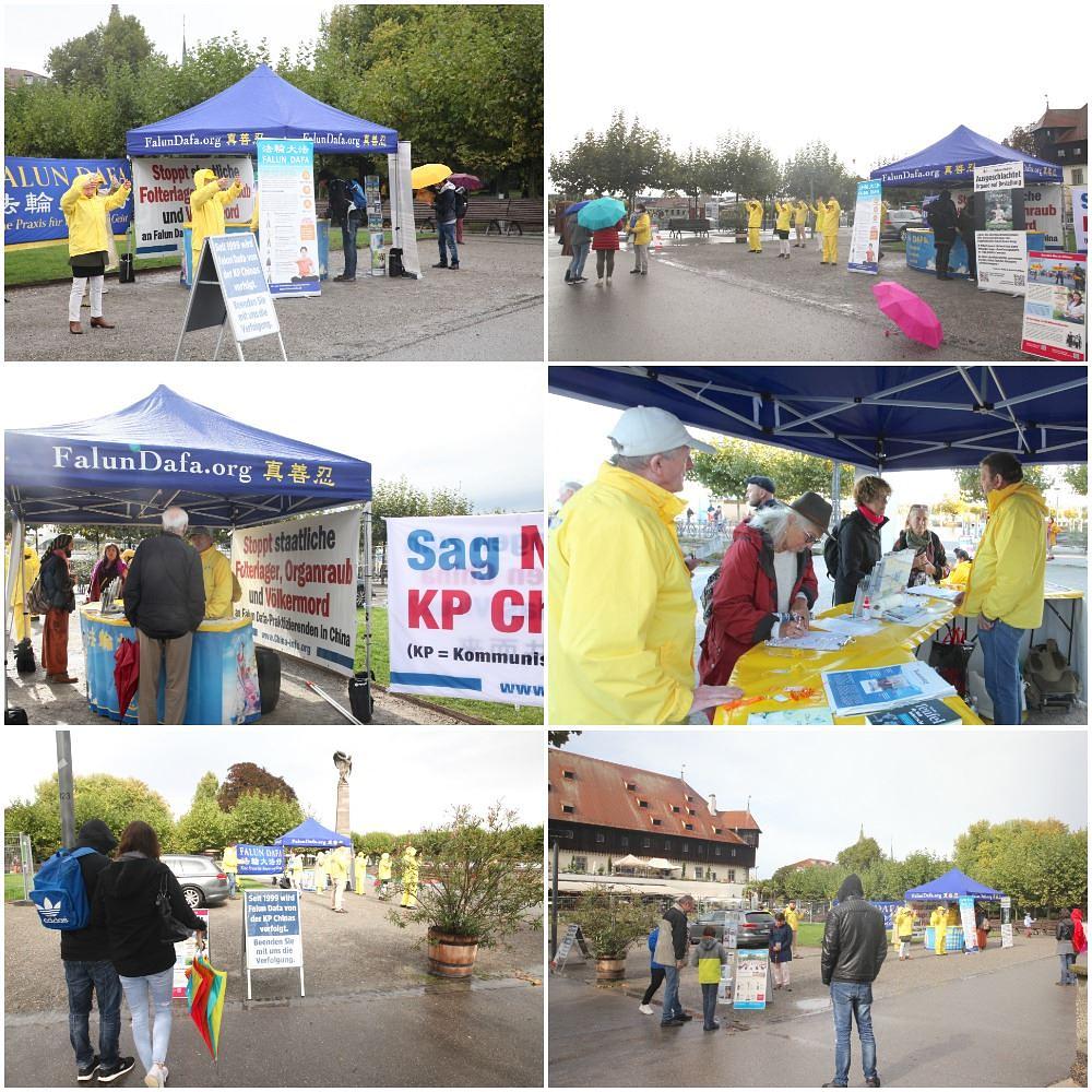 Informativni štand u Konstanci