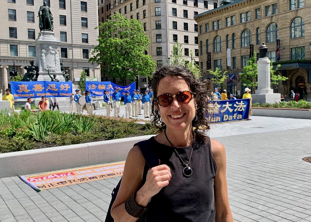 Sonia, socijalna radnica u Montrealu, rekla je: „Saznanje za Falun Dafa je dar za mene.“