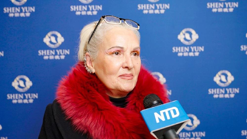 Umjetnica Lara Rivera na nastupu Shen Yun u Bilbau, Španija, 29. januara (NTD Televizija)