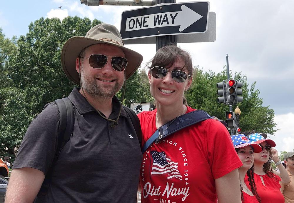 Ovo je bilo prvi put da su Maite i Metju iz Nju Džersija videli praktikante Falun Dafe.