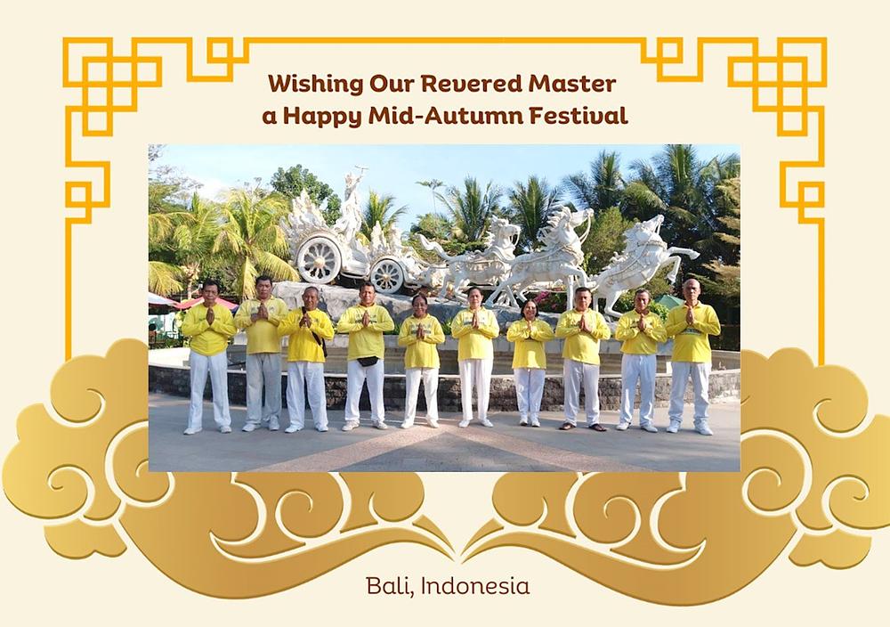 Pozdrav Učitelju Li-u od praktikanata iz Balija